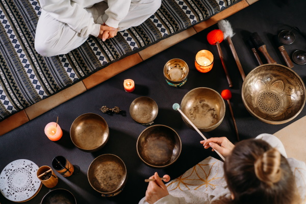 Sound healing ceremony